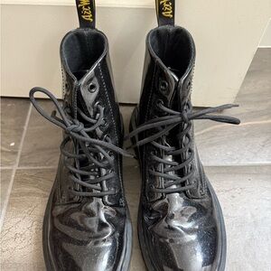 Dr. Martens Black Lace-Up Boots